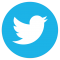 Twitter logo round